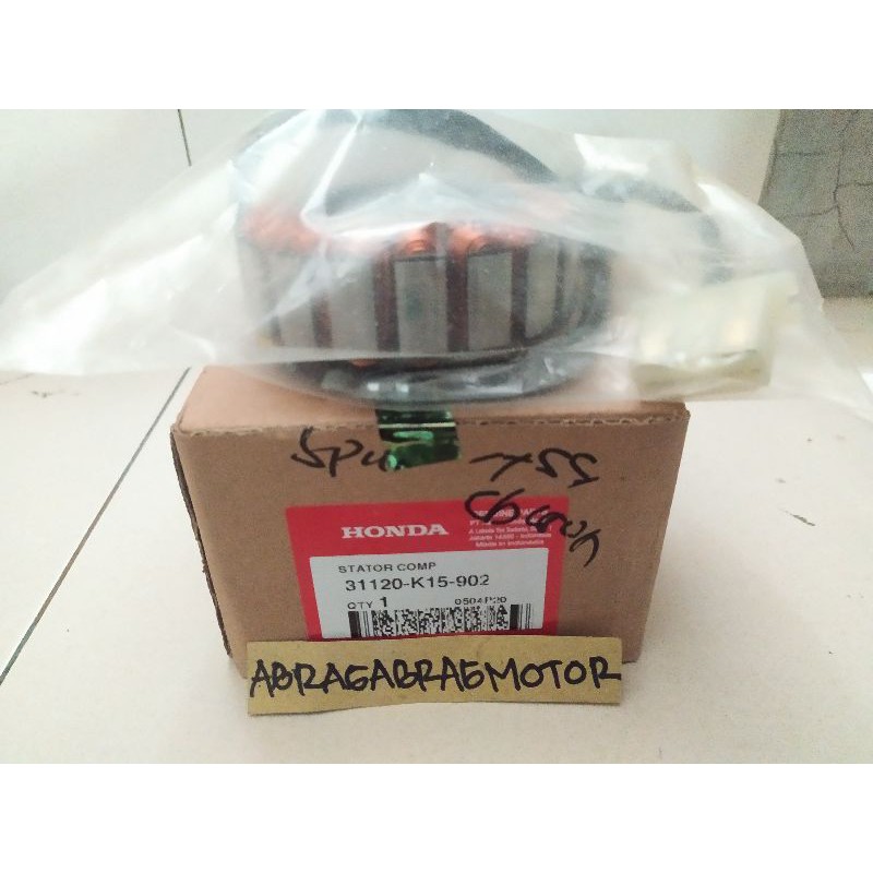 spul stator assy cb 150 r old lama spul assy cb 150 original Ahm
