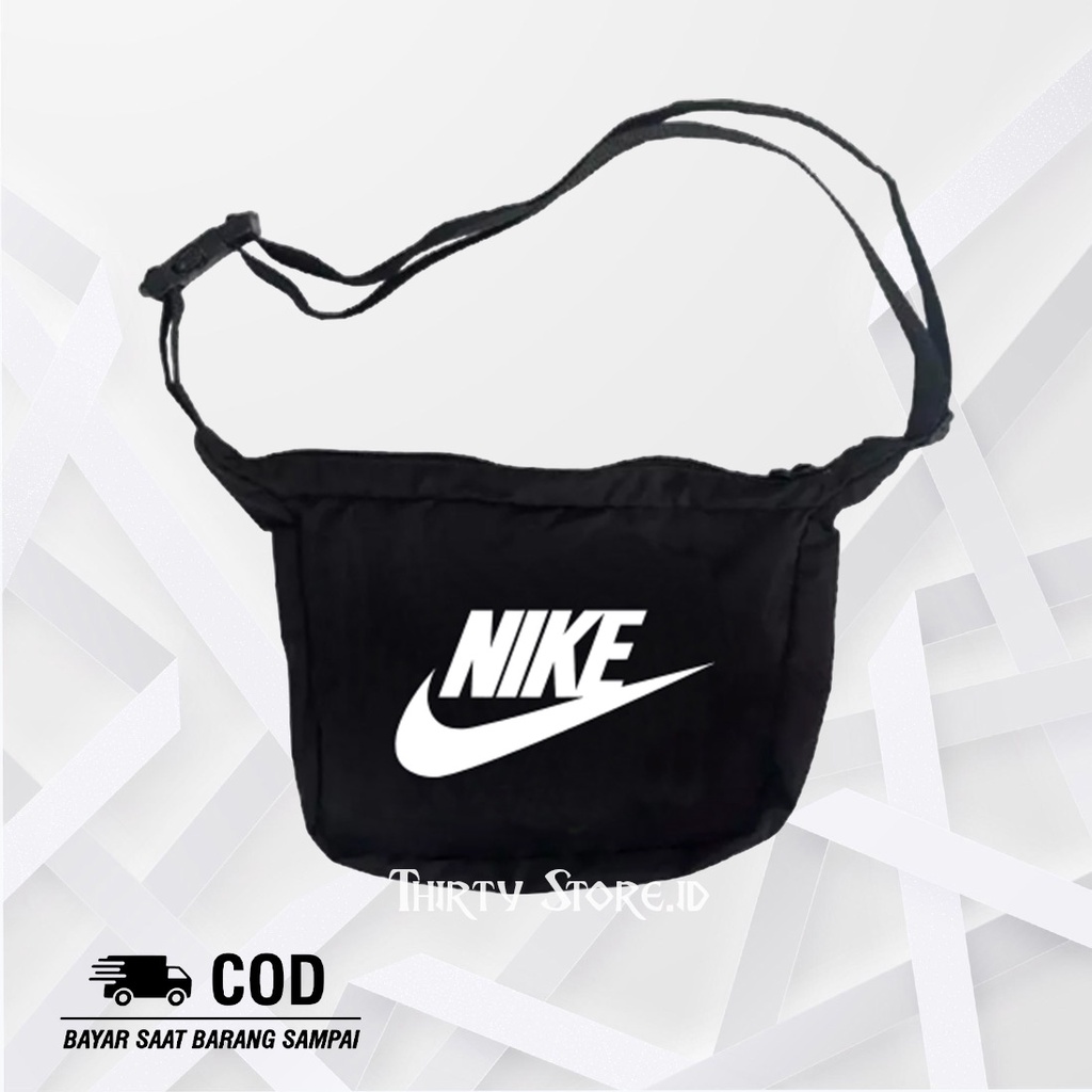 Sling Bag New Nike Slingbag Pria Wanita / Tas Selempang New Slempang Semi Canvas | Thirtystore.Id