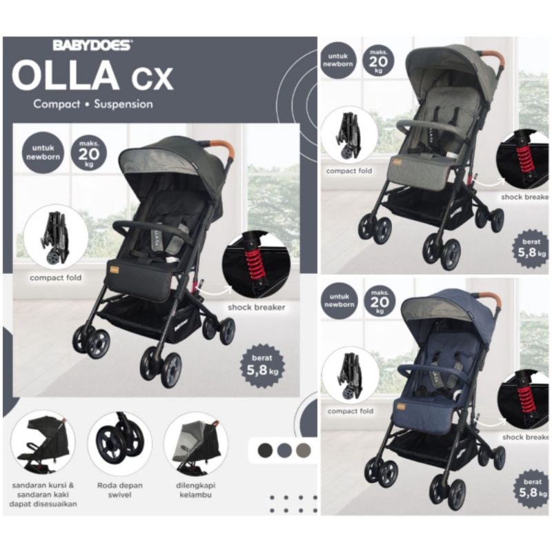 Babydoes stroller  olla CX olla R (holla) kereta dorong bayi