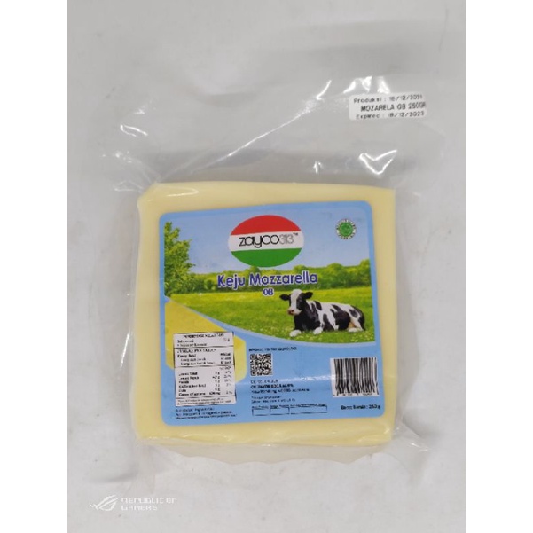 

Zayco Mozarella Cheese 250gr