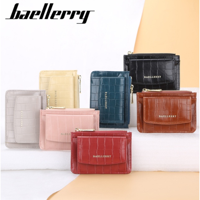 Baellerry Dompet Kartu Wallet Card Holder Kulit Import BLY44