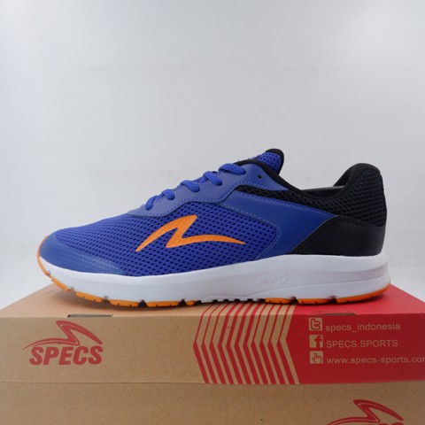 Sepatu Lari/Running Specs Evo Blue Black Orange 200592 Original BNIB