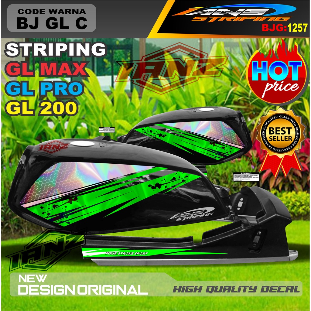 STIKER STRIPING GL MAX / STRIPING GL PRO HOLOGRAM / STRIPING GL HOLOGRAM