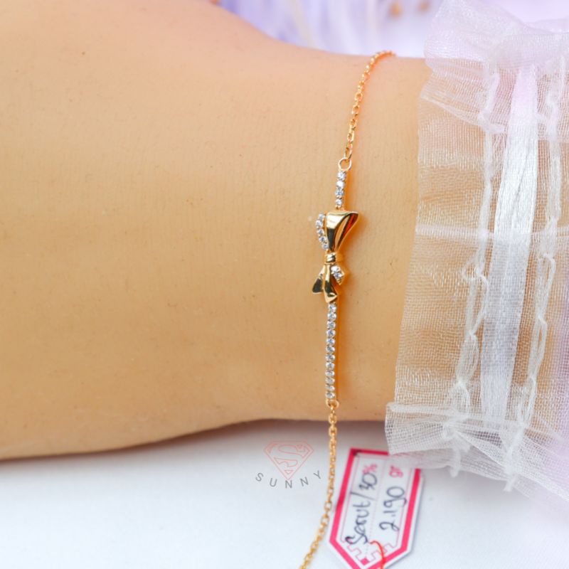 Gelang serut emas asli 300%/6k/375%/8k