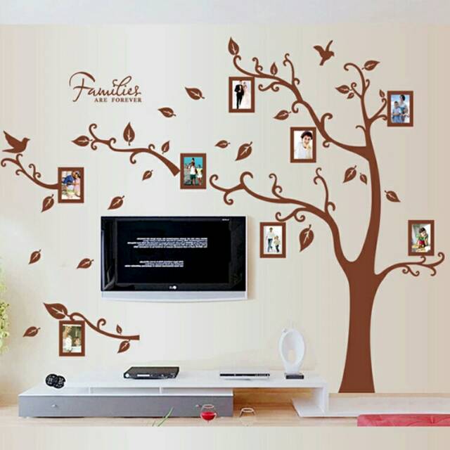 RELIZA WALLSTICKER 2X(60x90) TREE FRAME FOTO AY218