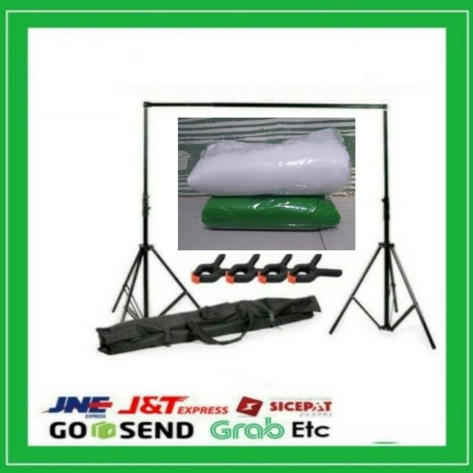 Stand Background Green Screen Paket 2Kain Letme_Diana