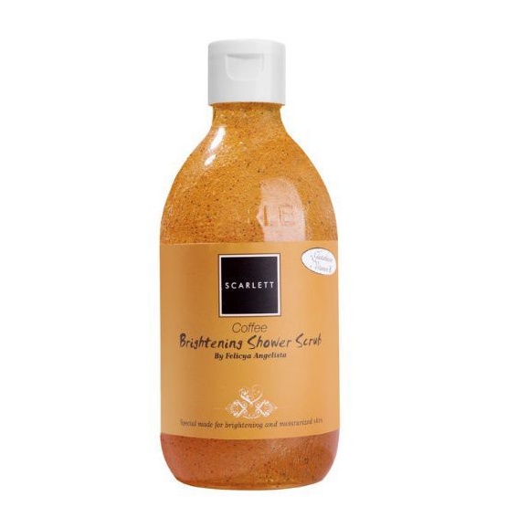 Scarlett Whitening Shower Scrub Coffee | SABUN COFFEE SCARLETT