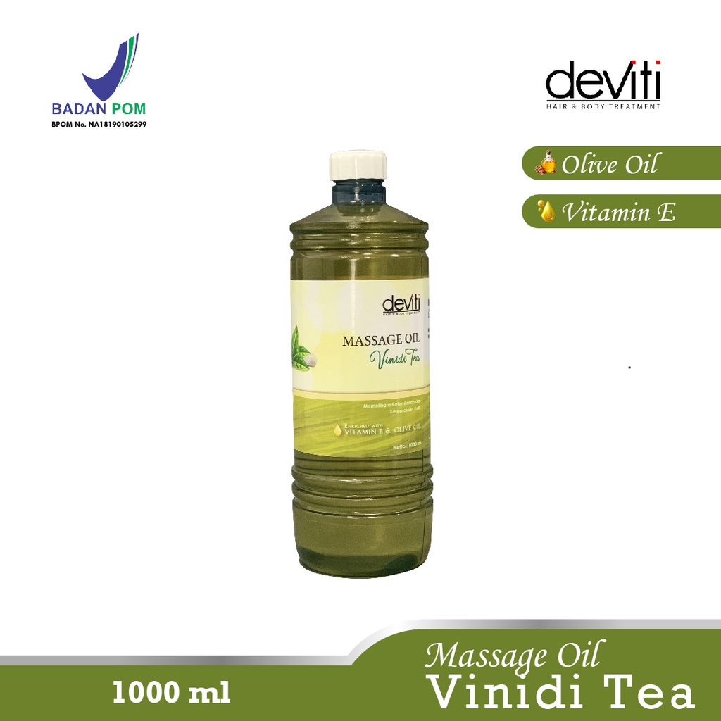 Deviti Massage Oil Vinidi Tea Perawatan Menyegarkan Tubuh Minyak Pijat 1Kg