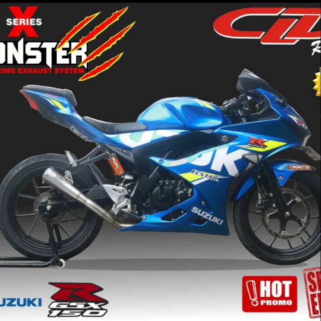 Knalpot CLD GSX 150 Monster X-Series