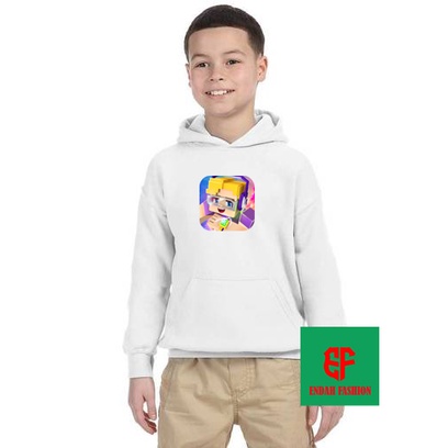 JAKET HOODIE ANAK BLOCKMAN GO GAME