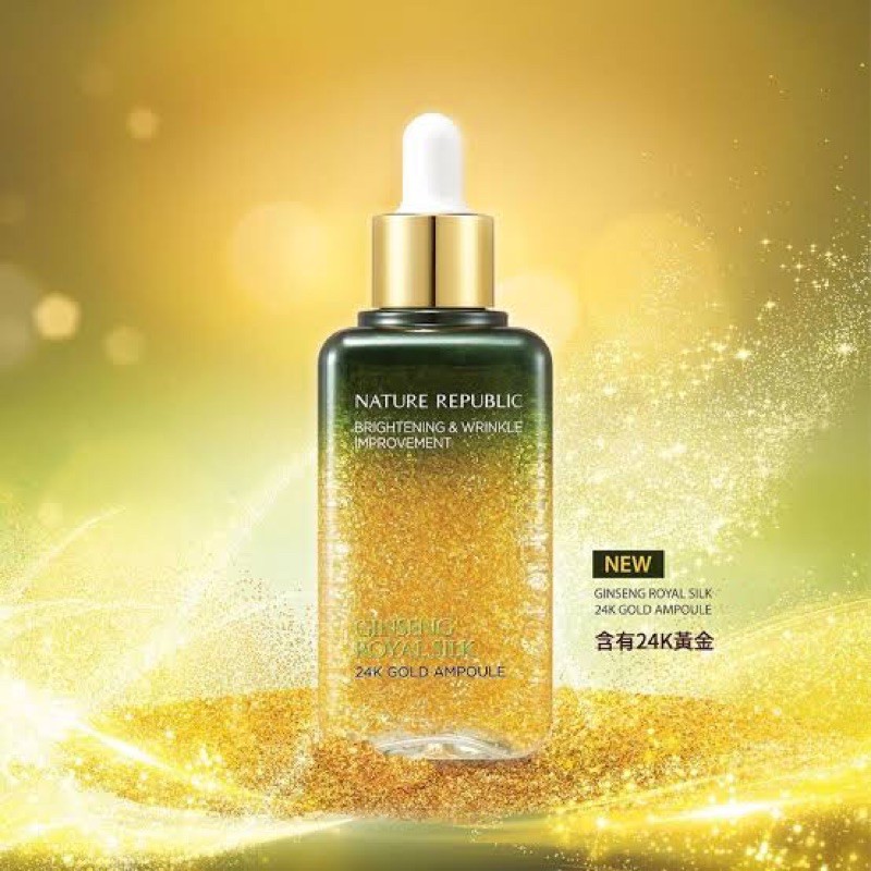 Nature Republic Ginseng Royal Silk 24K Gold Ampoule