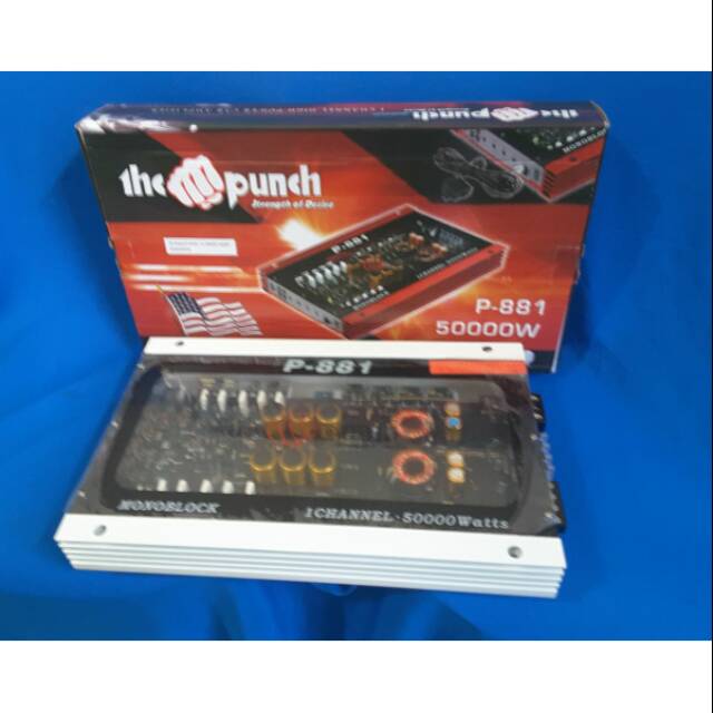 Power Amplifier Monoblock The Punch 5000W type P 881