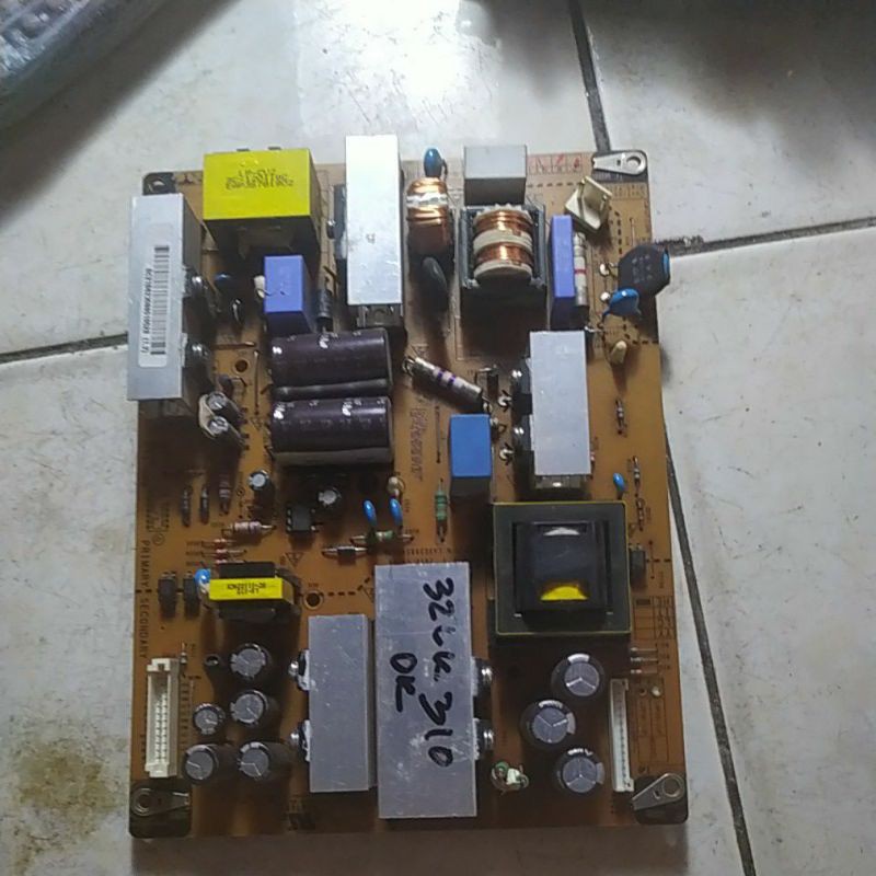 psu lg 32lk310 kondisi oke, cabutan layar rusak