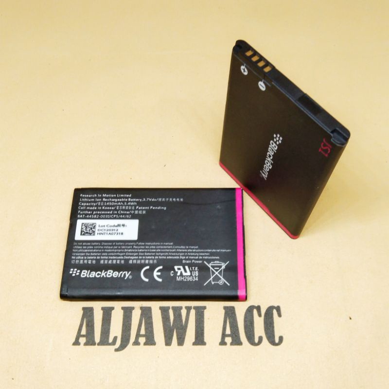 Baterai Bt Batre Battery BlackBerry JS1 BB Curve 9220 BB Davis JS-1 Original Oem