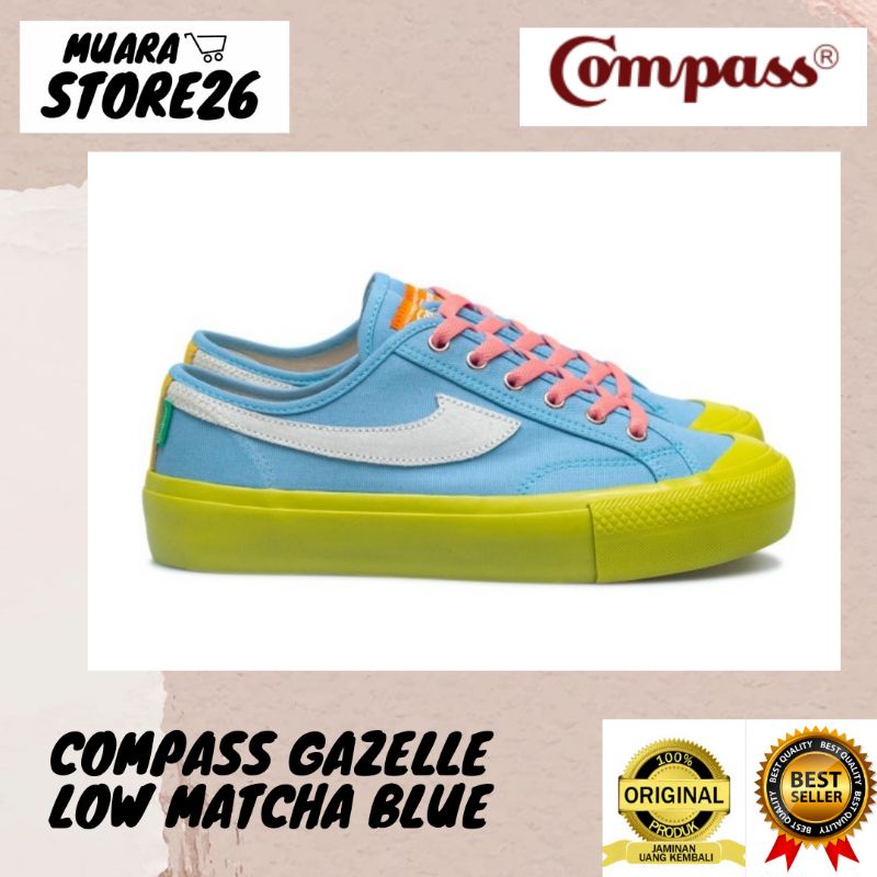 Compass Gazelle Low Matcha Blue
