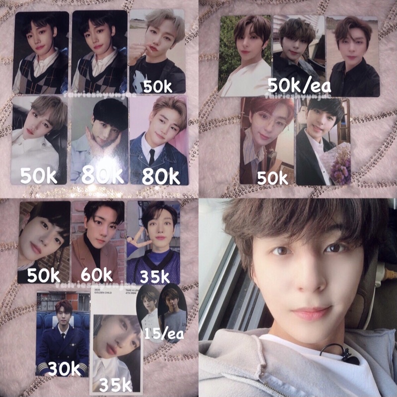 PC Photocard Golden Child Daeyeol Tag Jibeom Y Jangjun Bomin Take a leap PIU Wannabe Without you mmt