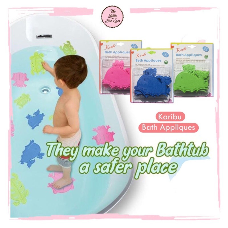 Karibu Bath appliques anti selip - turtle