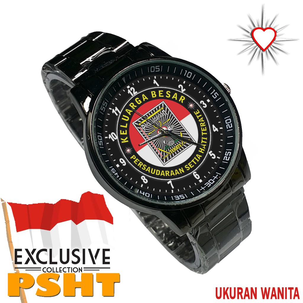 JamTangan PSHT - Persaudaraan Setia Hati Terate (Sepasang/Ukuran Pria/Wanita) Motif 12