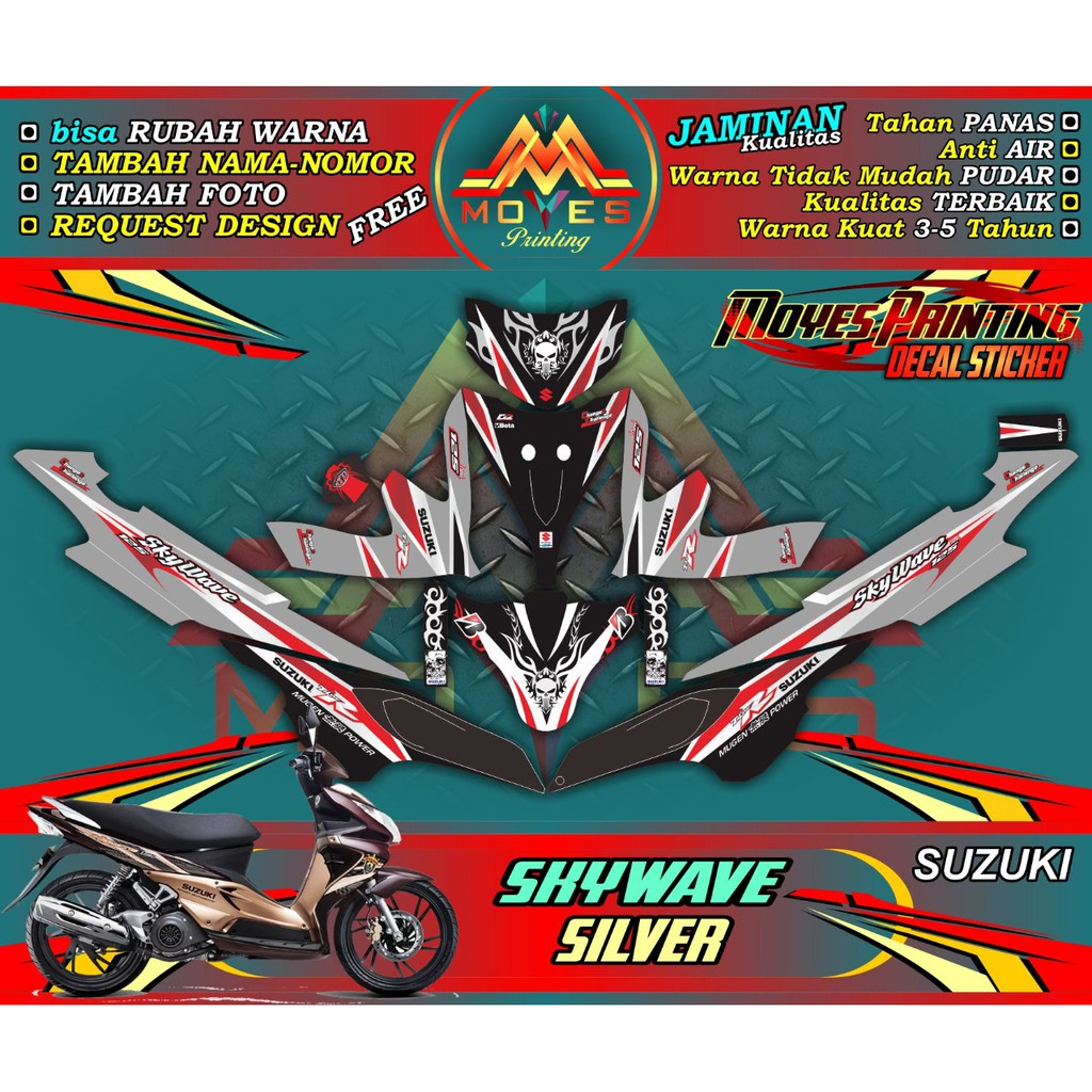 stiker skywave decal stiker skywave stiker motor skywave full body decal stiker motor skywave full b