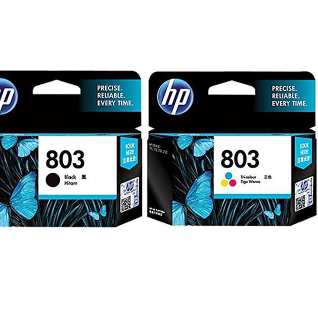 Tinta Printe HP Cartridge 803 Black, HP Cartridge Color 1set Original/ HP DeskJet 1110 HP DeskJet 11
