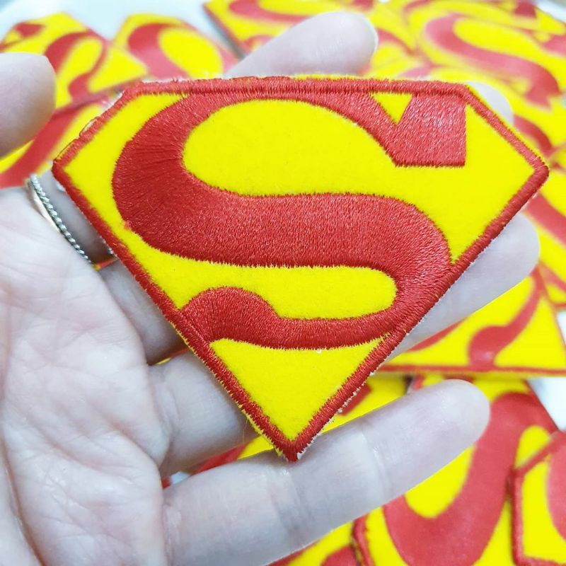 Patch Superman/Super Hero/Sticker Bordir