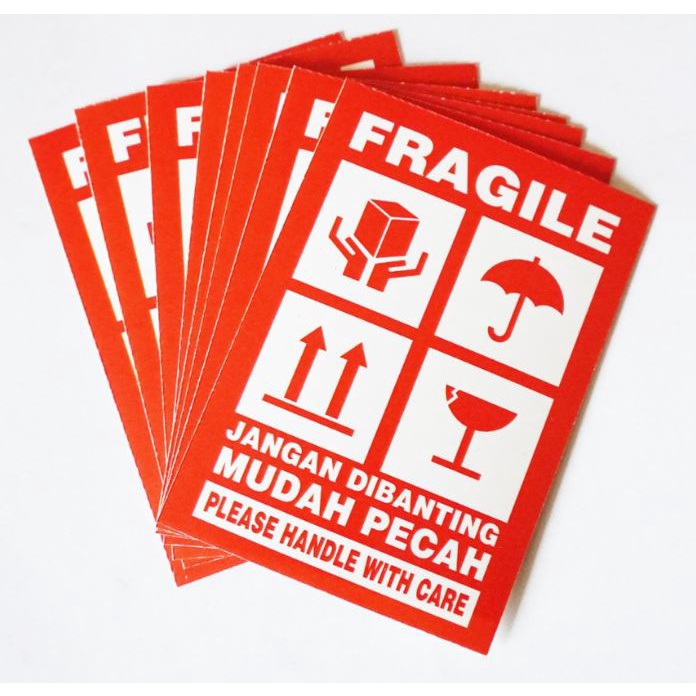 

Stiker Fragile Anti Pecah Stiker Label pecah belah