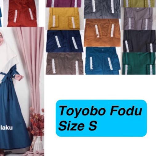 ◘ GAMIS TOYOBO FODU LENGAN RENDA SIZE S ✴