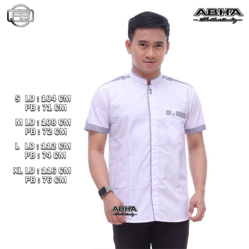 baju Koko Gus Azmi terbaru variasi lengan pendek