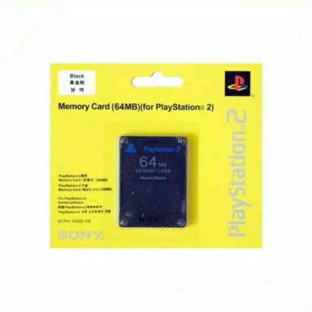 Memory card PS2 64MB / MC PS2 HITAM 64 MB / MEMORY PLAYSTATION 2