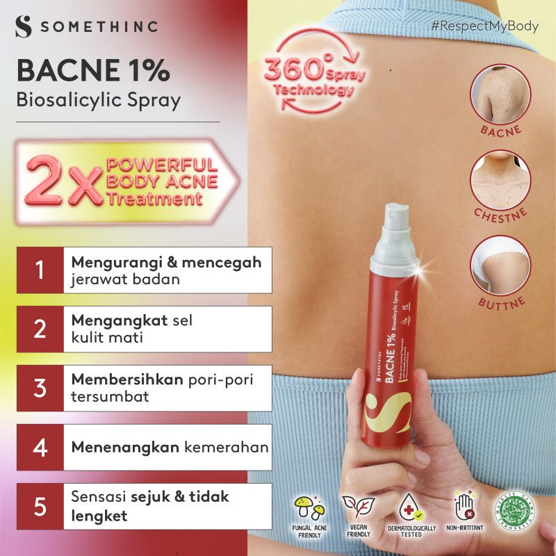 Somethinc - Bacne 1% Biosalicylic Spray