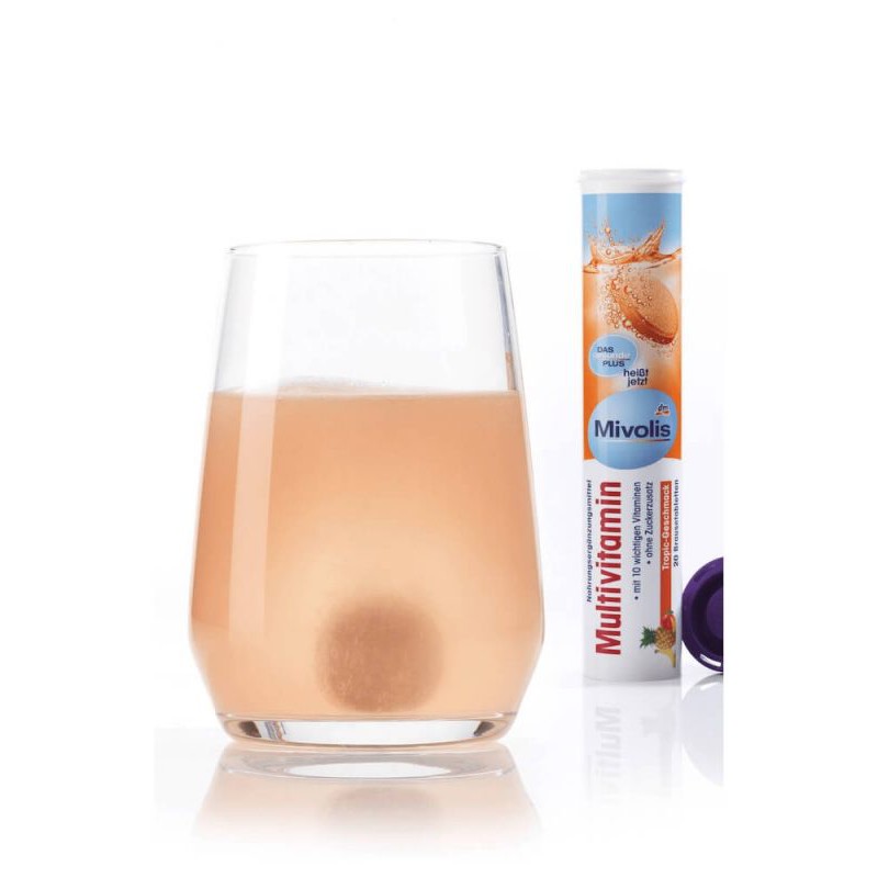 Mivolis DM Multivitamin Jerman 20 Tablet Effervescent