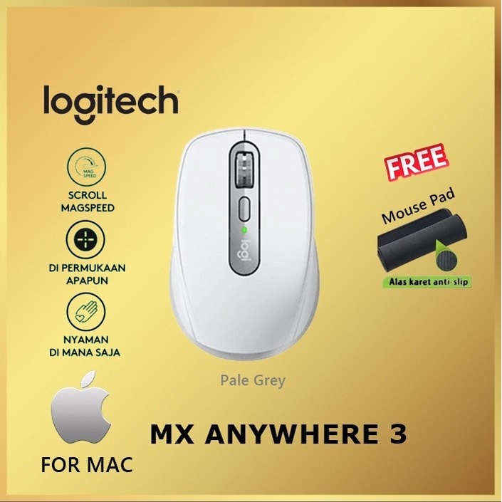 Logitech MX Anywhere 3 For MAC Mouse Wireless Bluetooth MX Anywhere3