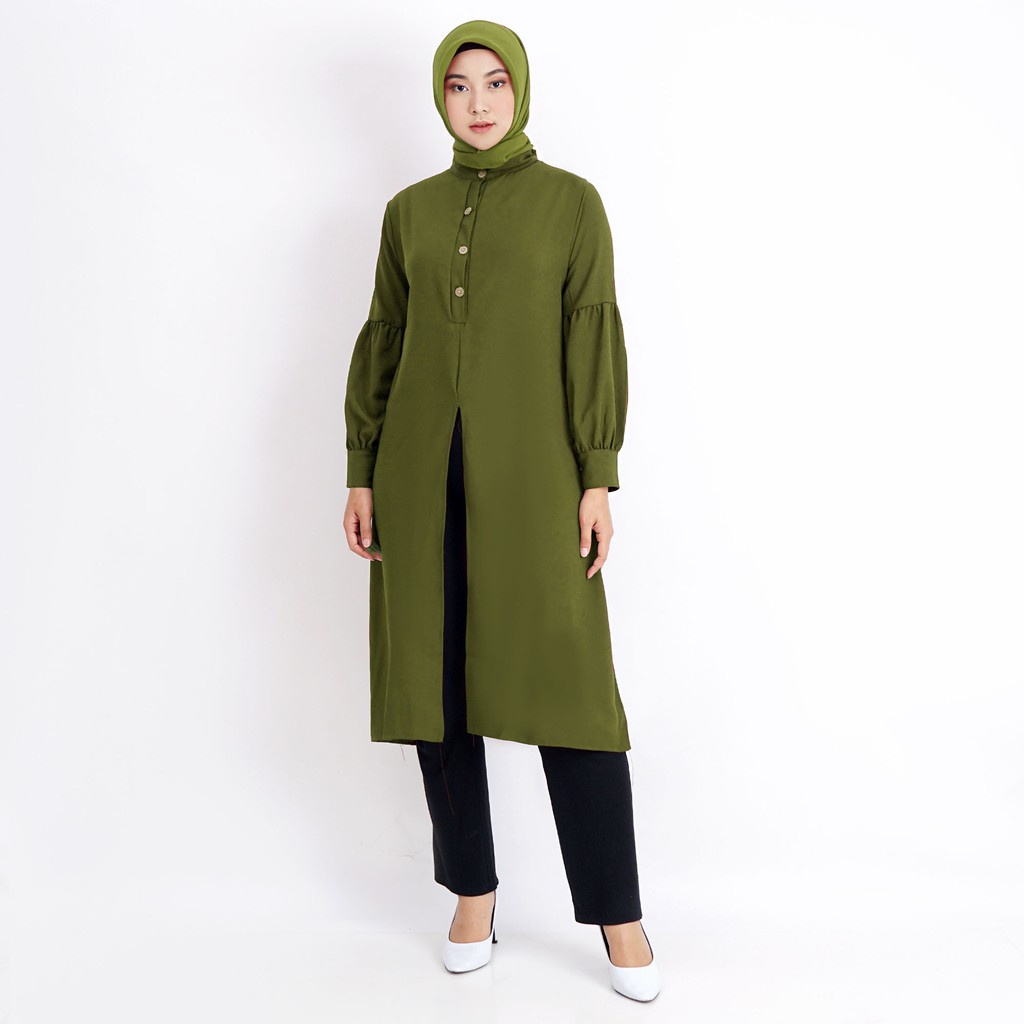 LONG TUNIK POLOSAN WANITA BUSUI 802