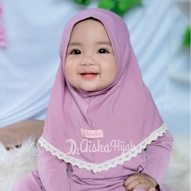 Hijab Pashmina Anak Bayi Perempuan / Pashtan Anak Alika 1-5 Tahun / Kerudung Bayi / Bergo Anak