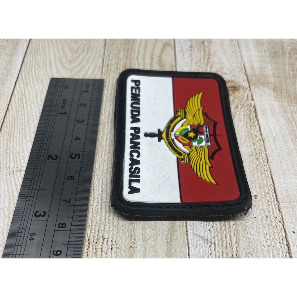 Patch PP - Patch Velcro Pemuda Pancasila - Prepetan PP Komando Inti - Velcro Karet