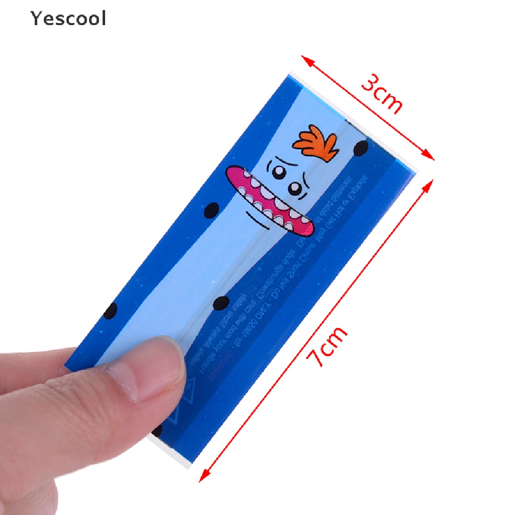 Yescool 5Pcs Case Plastik PVC Heat Shrink Pembungkus Baterai 18650