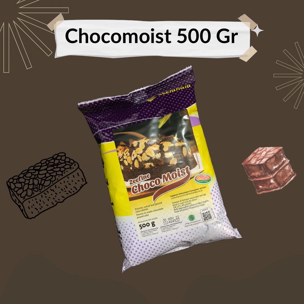 

Zeefine chocomoist Zeelandia 500g