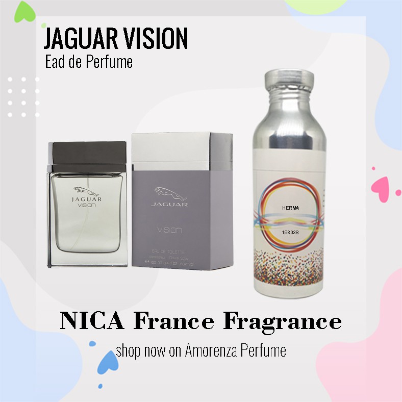 BIBIT PARFUM MURNI JAGUAR VISIONN - VISIONARY NICA FRAGRANCE 250 ML SEGEL PABRIK