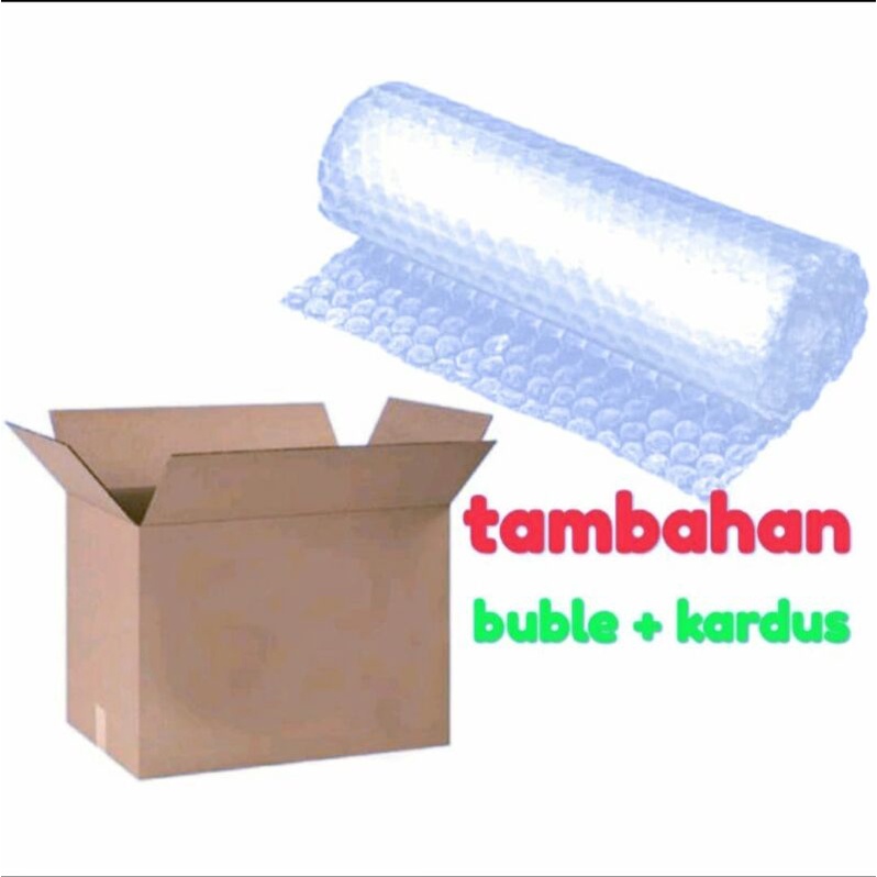 

Bubble Wrap + Kardus Tambahan untuk Packing lebih aman