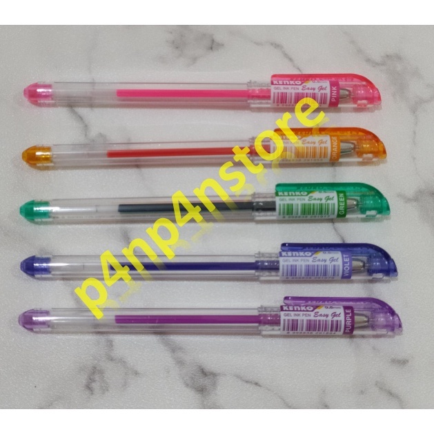 

Pen Kenko Easy Gel Warna/Colour Green Pink Orange Violet Purple