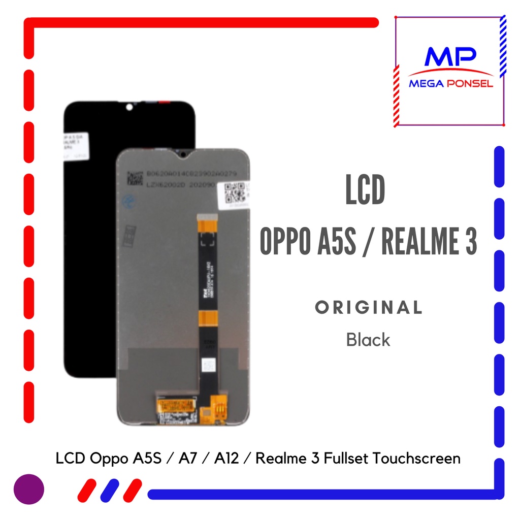 LCD Oppo A5S / LCD Oppo A7 / LCD Oppo A12 / LCD Realme 3 Fullset Touchscreen Original