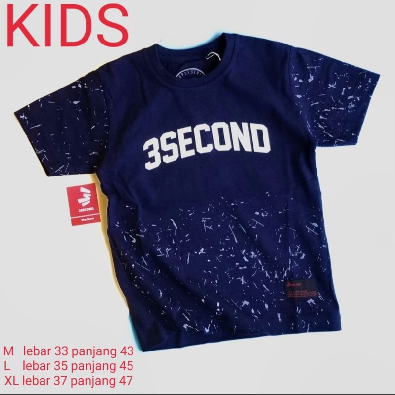 3second kaos Anak/ kaos distro
