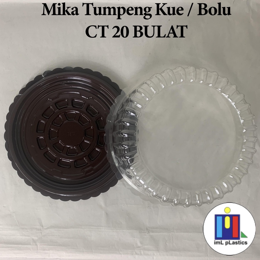 MIKA TUMPENG CT20 BULAT LIBRA / TRAY CAKE TART 20CM/MIKA KUE BOLU BULAT-10pcs