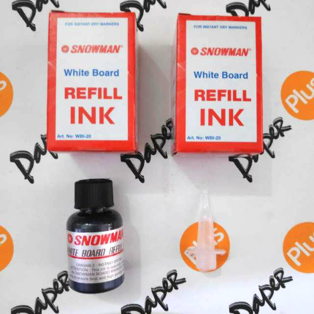 

Refill Tinta / Isi Tinta Spidol SNOWMAN White Board (ECER)