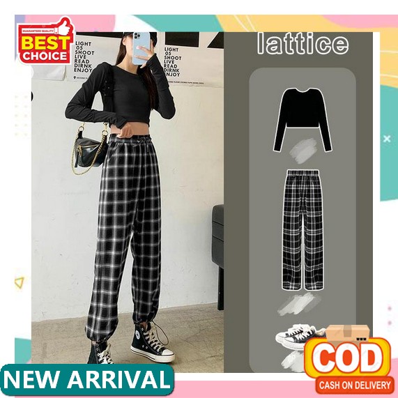 [Ada Real Pict] Yuka Slim Cullote || Celana Panjang Wanita Kulot Cewek Women Culote Pants Long Pant 