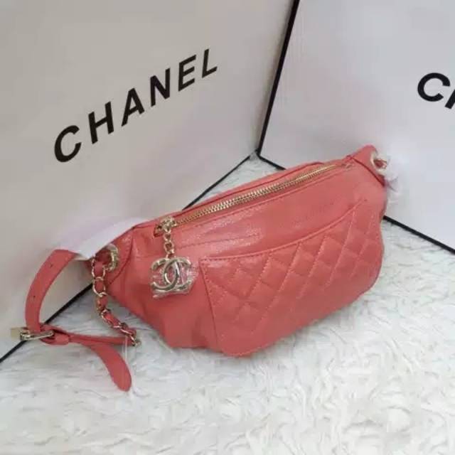 Preloved Chanel waistbag mirror quality / chanel waist bag nagita