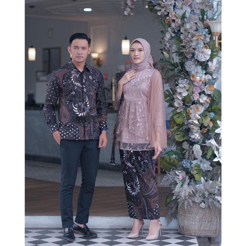 [BATIK COUPLE] Batik Couple Kebaya Modern Kebaya Tunangan Lamaran Baju Wisuda Baju Tunangan Baju Lamaran PASAR TURI