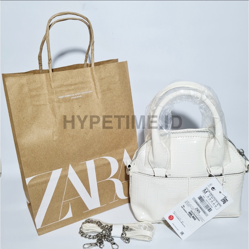 Zara mini croco hand bag original / Tas zara original