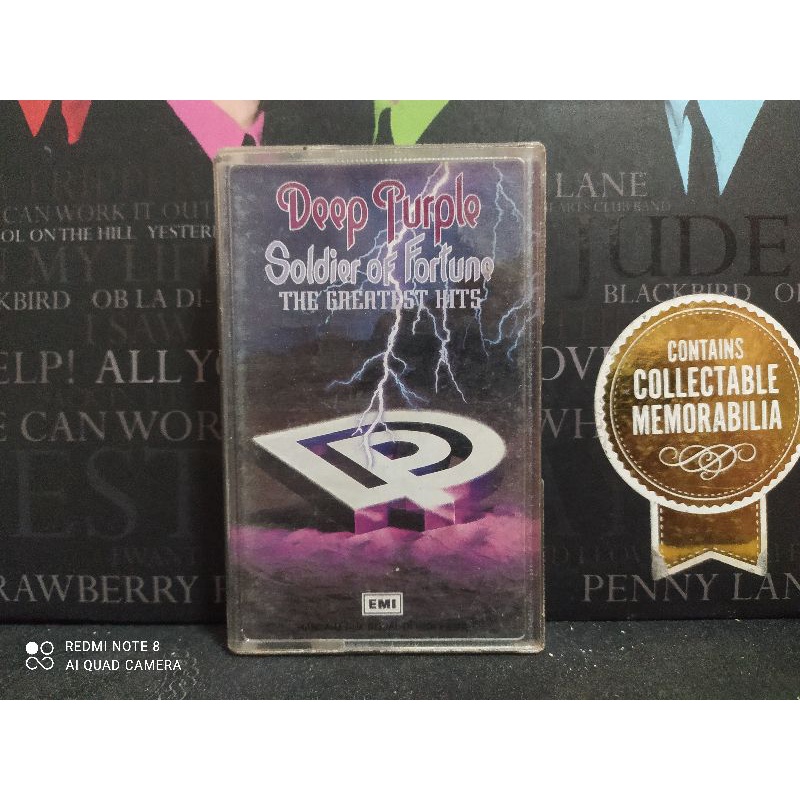 Kaset Pita : Deep Purple - Soldier Fortune - THE GREATEST HITS.