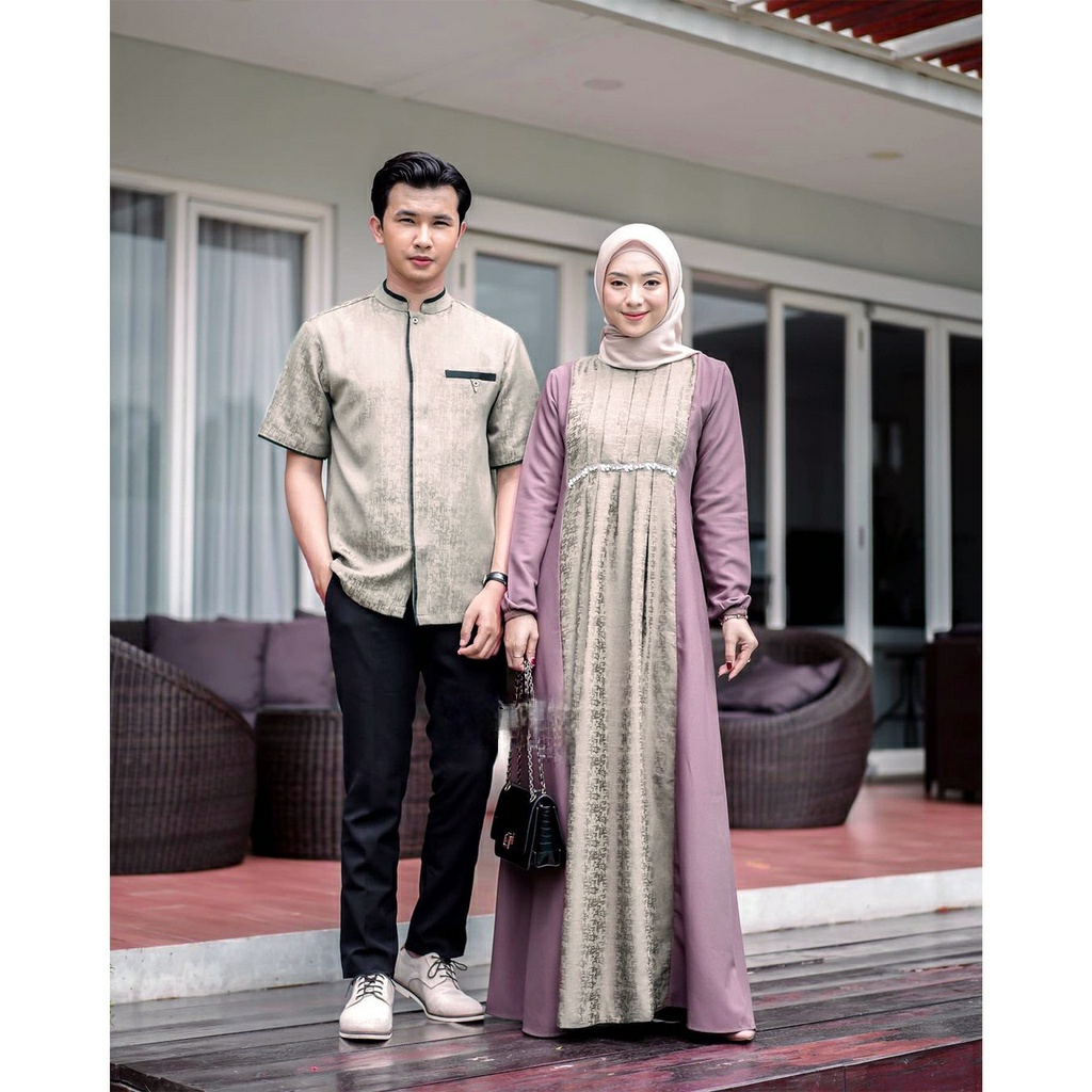 BATIK NAFASTORE SARIMBIT BAJU COUPLE GAMIS ZIYA BUSI GAMIS COUPLE LEBARAN GAMIS SYARI GAMIS COMBI PA